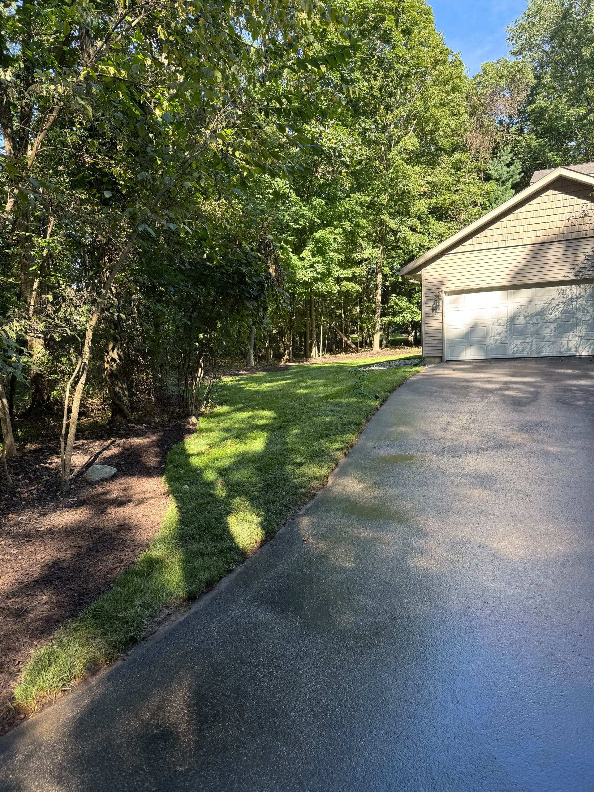 Full Lawn Rehab With Sod Installation and Fresh Mulch Beds